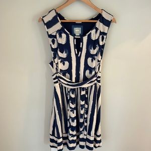 Anthropologie Maeve Sennebec Keyhole Dress size Large